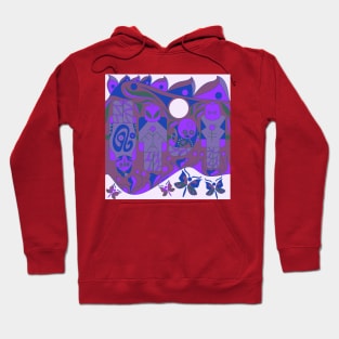 brick mandala pattern from alien space ecopop Hoodie